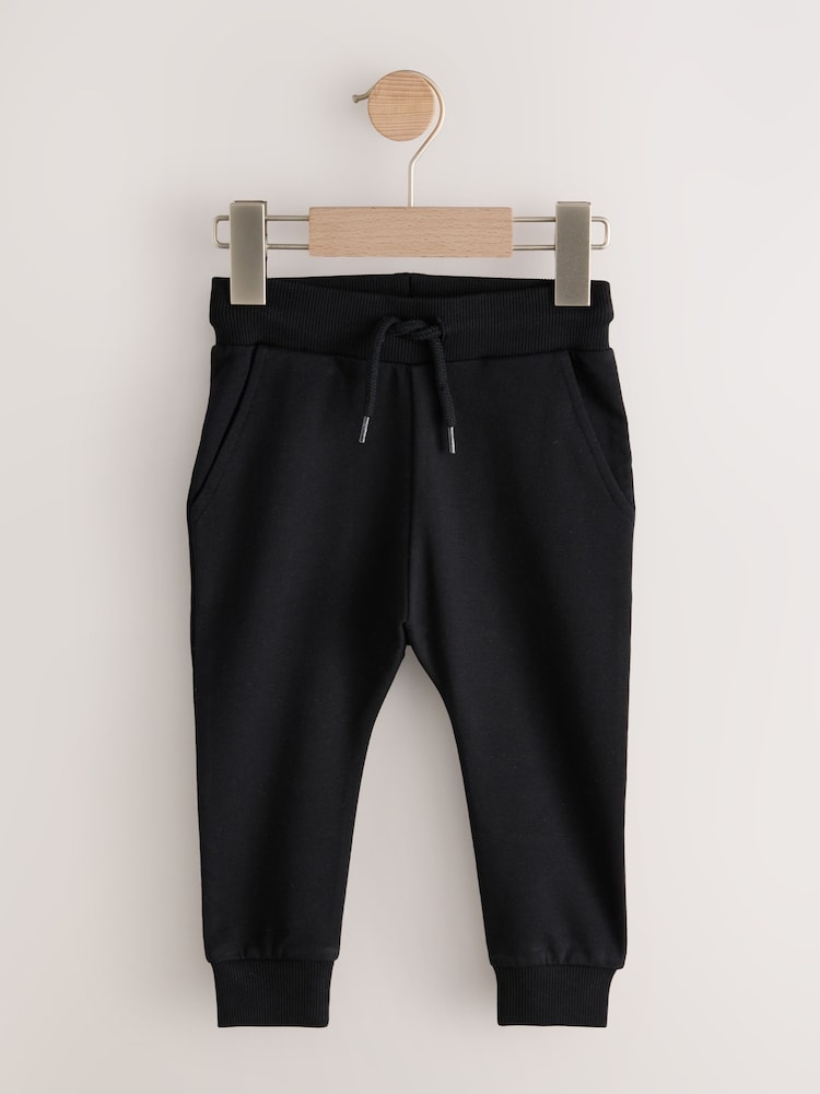 Black Classic Jersey Joggers (3mths-7yrs) - Size 3-6 Months (62-68cm) - Black
