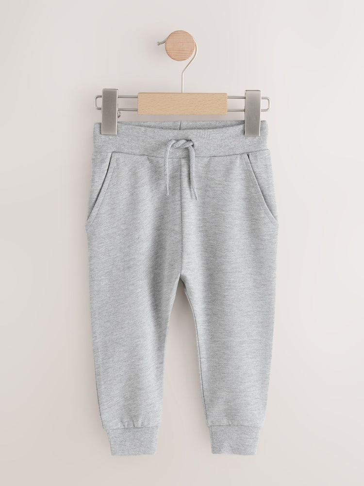 Grey Marl Classic Jersey Joggers (3mths-7yrs) - Size 3-6 Months (62-68cm) - Grey Marl