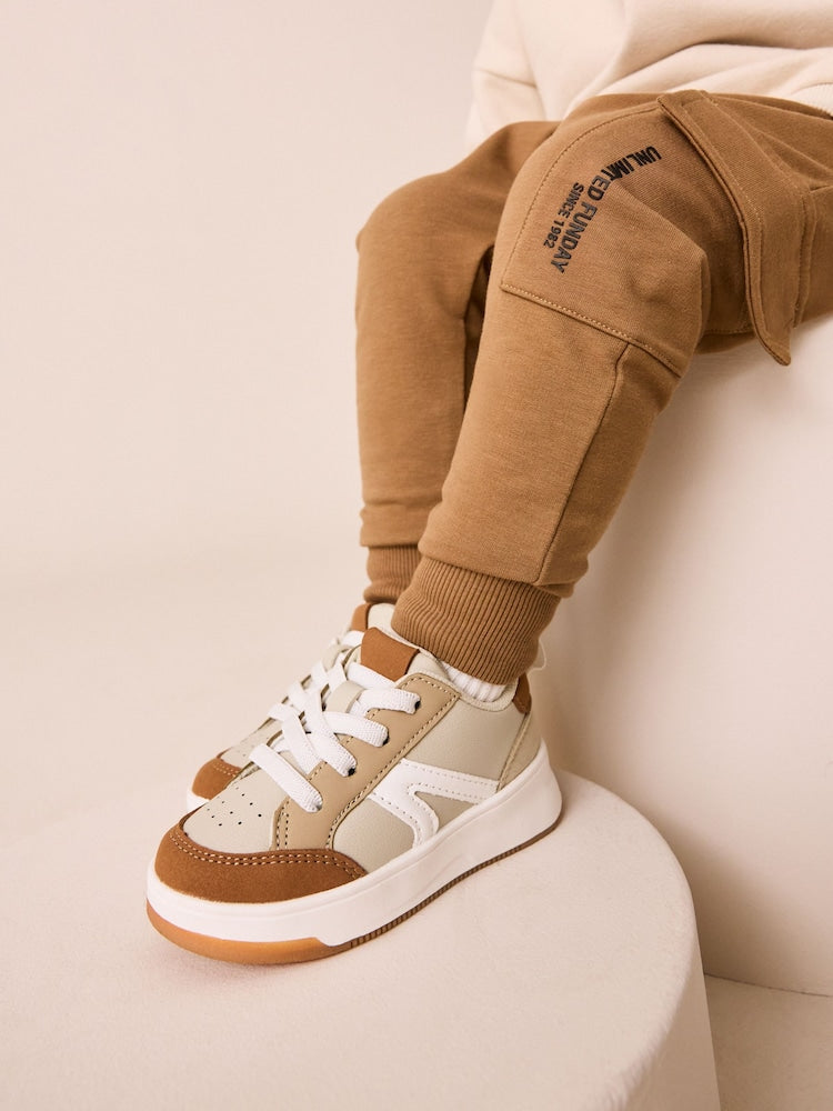 Ecru Off White Utility Sweatshirt and Super Skinny Joggers Set (3mths-7yrs)