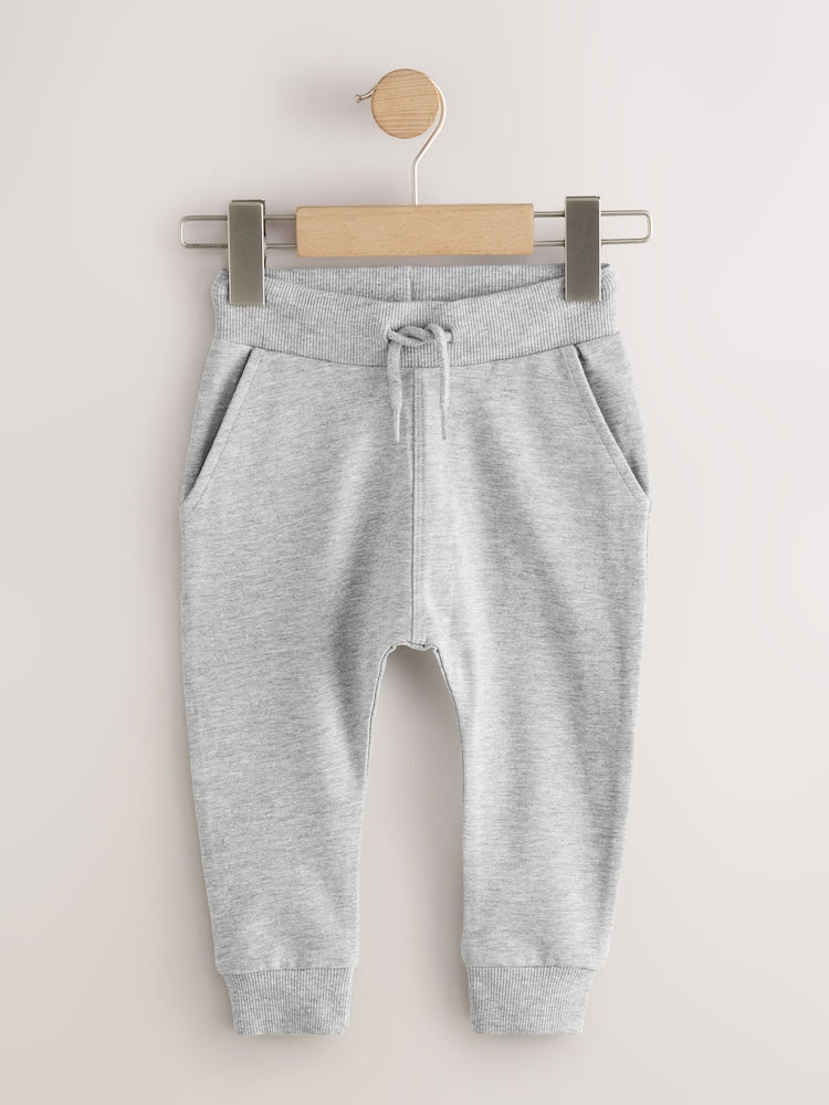 Blue/Rust Orange/ Khaki Green Skinny Fit Joggers 5 Pack (3mths-7yrs)