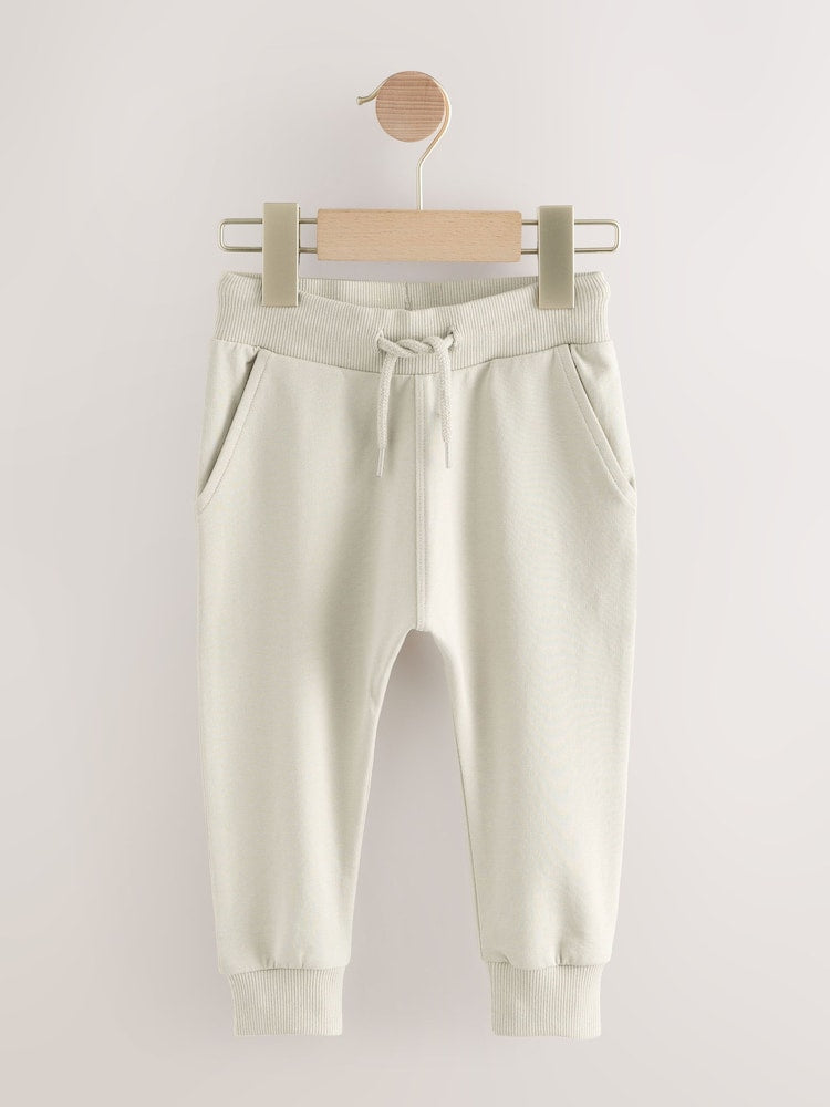 Blue/Ecru/ Navy Blue Skinny Fit Joggers 5 Pack (3mths-7yrs)