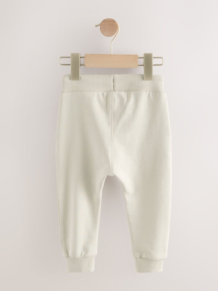 Blue/Ecru/ Navy Blue Skinny Fit Joggers 5 Pack (3mths-7yrs)