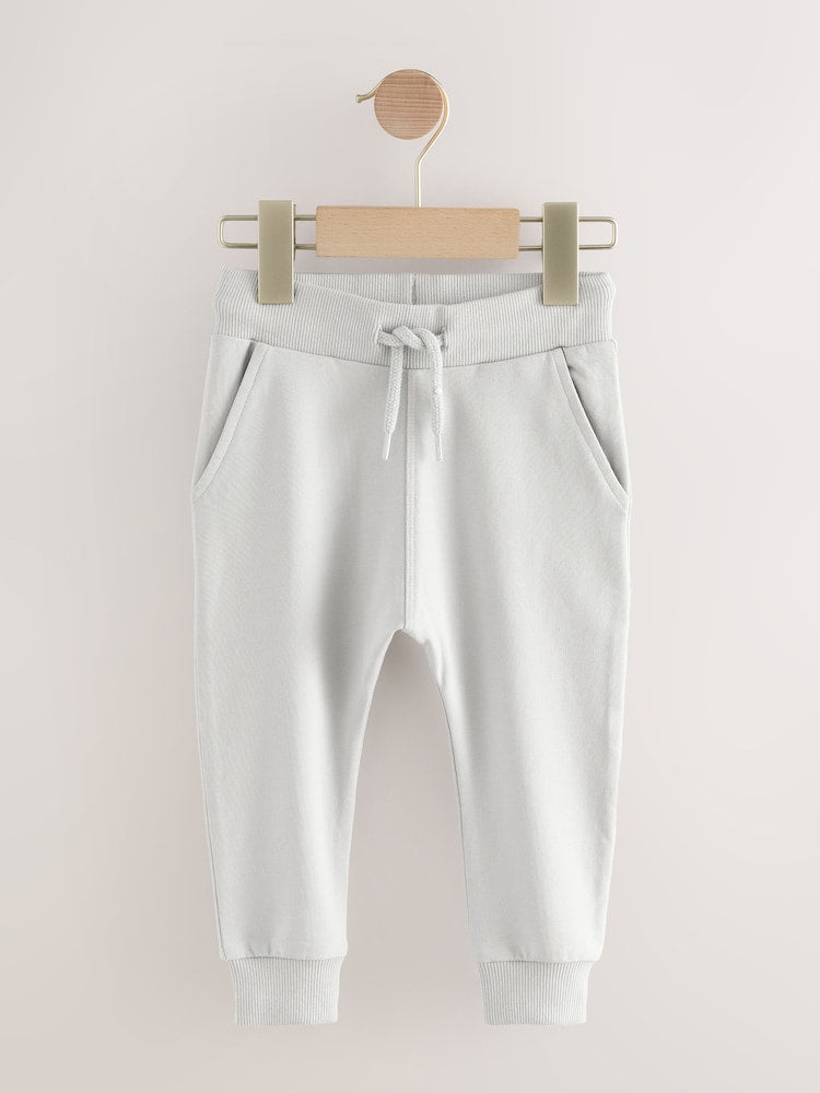 Blue/Ecru/ Navy Blue Skinny Fit Joggers 5 Pack (3mths-7yrs)