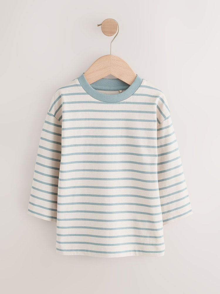 Multi Blue Long Sleeve