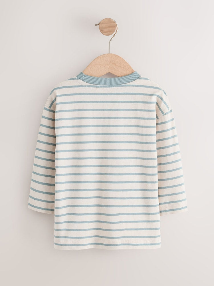Multi Blue Long Sleeve