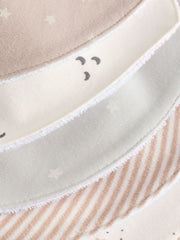 Neutral Baby Dribble Bibs 5 Pack - Size One
