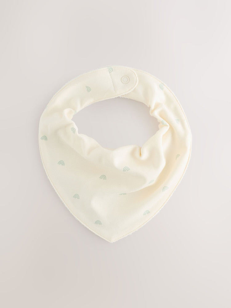 Sage Green Baby Bibs 5 Pack