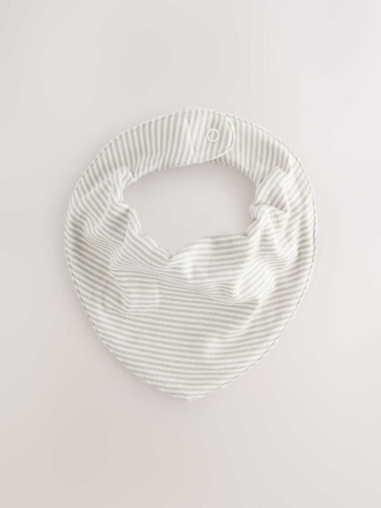 Sage Green Baby Bibs 5 Pack