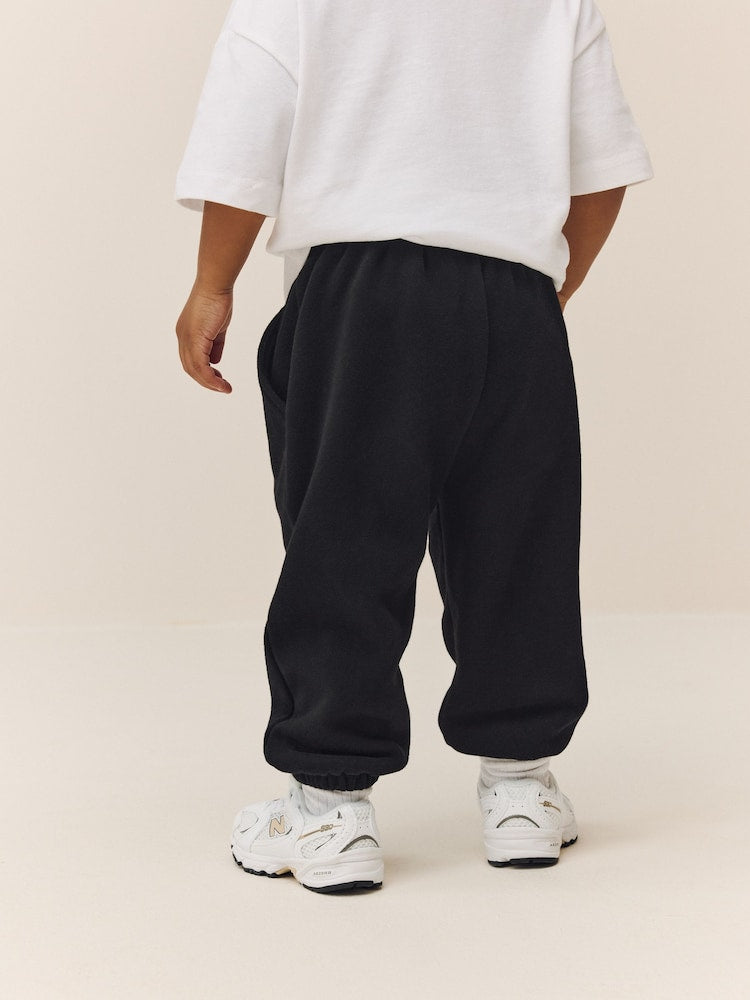 Black Regular Fit Soft Touch Jersey Joggers (3mths-7yrs)
