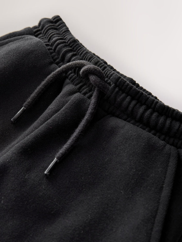 Black Regular Fit Soft Touch Jersey Joggers (3mths-7yrs)