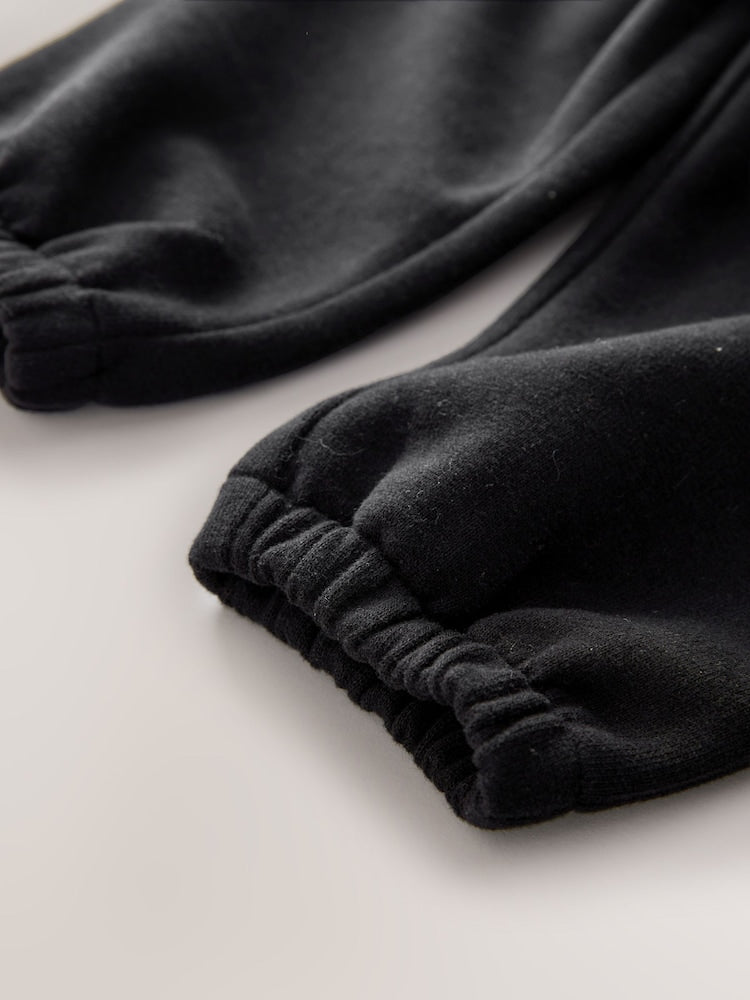 Black Regular Fit Soft Touch Jersey Joggers (3mths-7yrs)