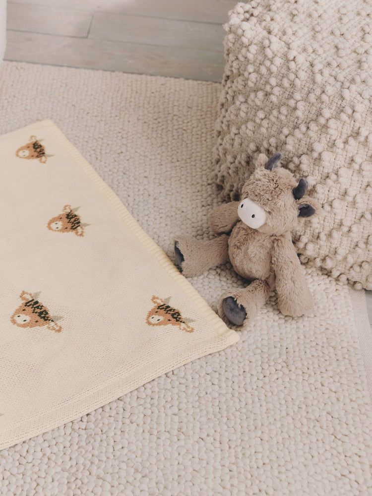 Hamish Knitted Baby Blanket