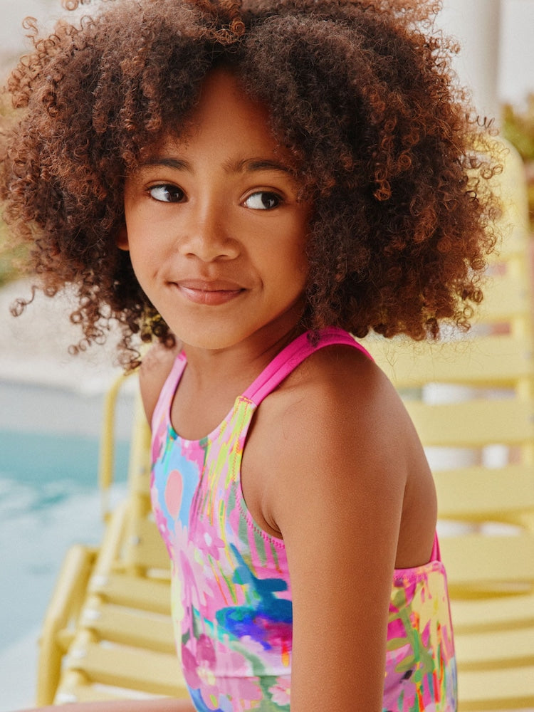 Rainbow Double Strap Swimsuit (3-16yrs)