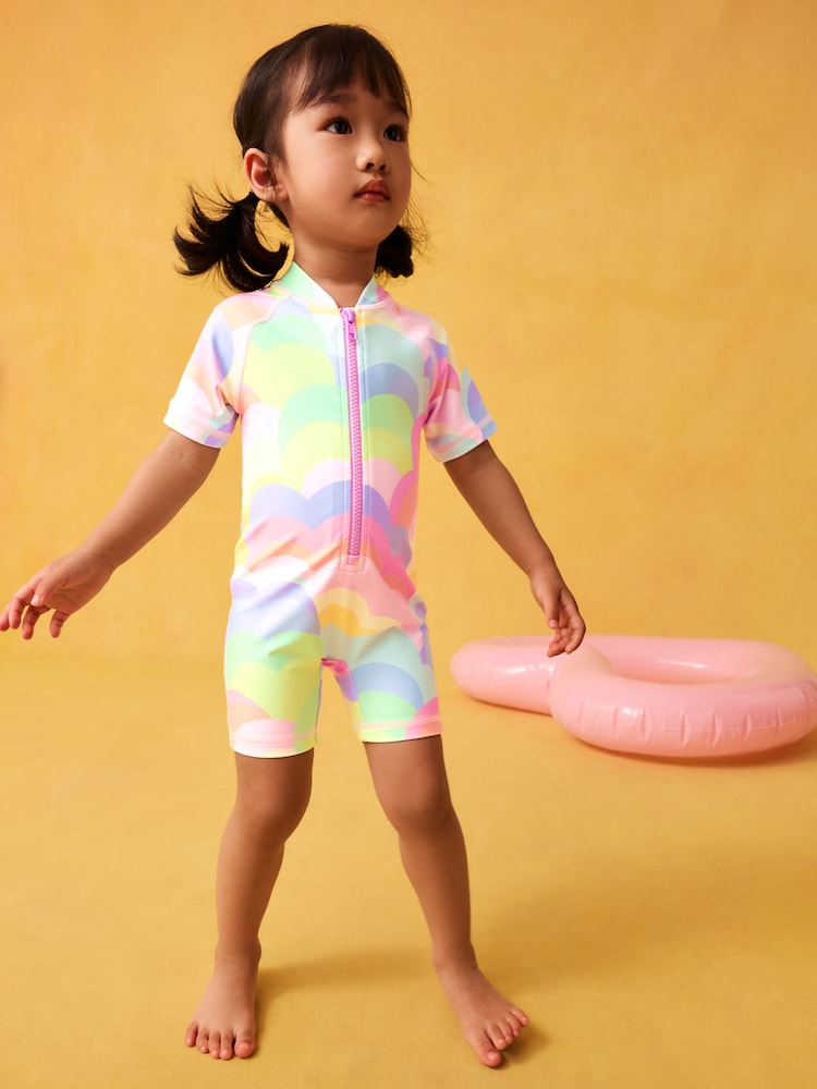 Rainbow Wave Sunsafe Swimsuit (3mths-10yrs)