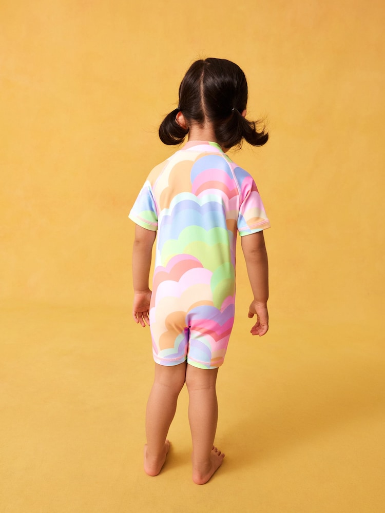 Rainbow Wave Sunsafe Swimsuit (3mths-10yrs)
