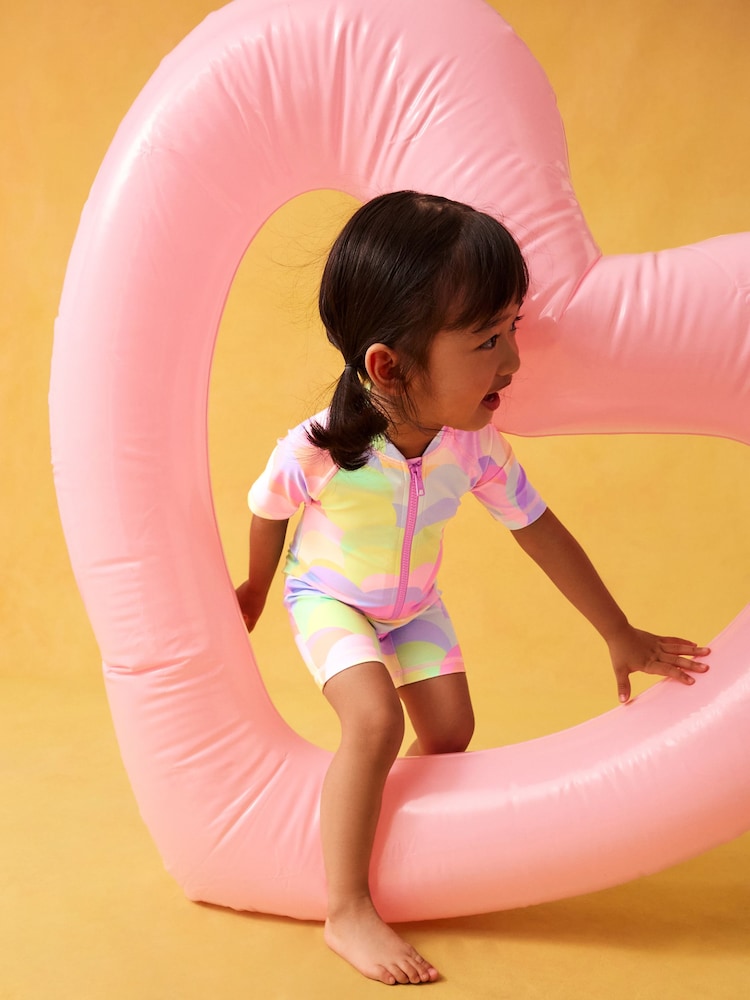 Rainbow Wave Sunsafe Swimsuit (3mths-10yrs)