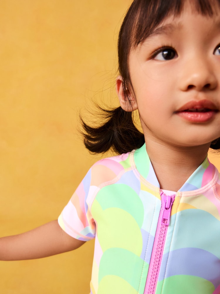Rainbow Wave Sunsafe Swimsuit (3mths-10yrs)