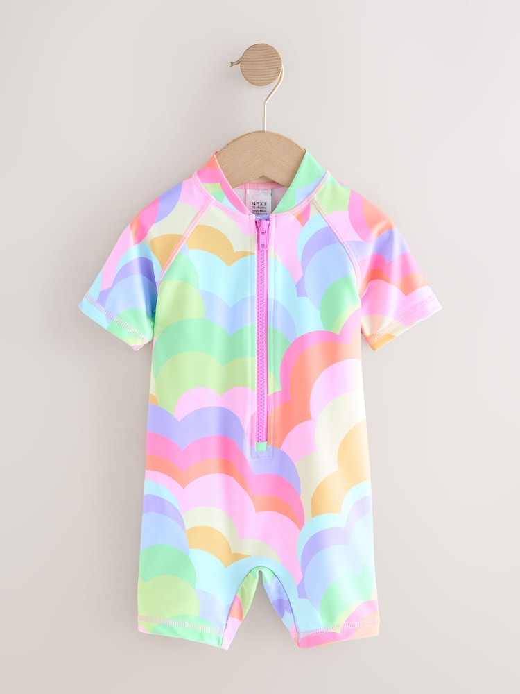 Rainbow Wave Sunsafe Swimsuit (3mths-10yrs)