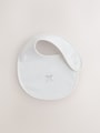 Ecru Fairy Mouse Baby Bibs 3 Pack - Size One