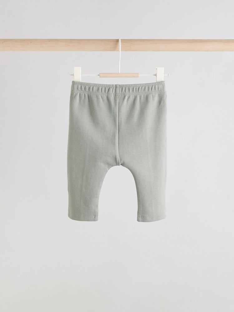 Grey Polo Top and Legging Baby Set (0mths-2yrs)