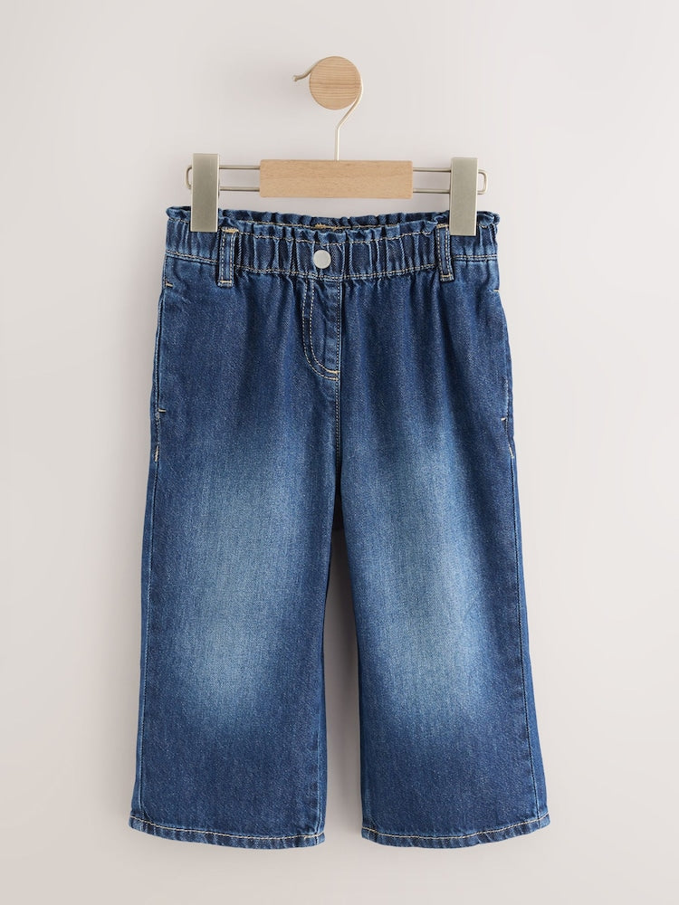 Denim Dark Wash Wide Leg Jeans (3mths-7yrs)