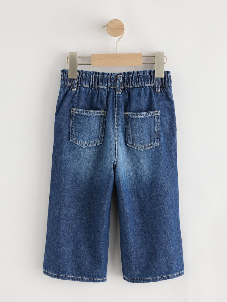 Denim Dark Wash Wide Leg Jeans (3mths-7yrs)