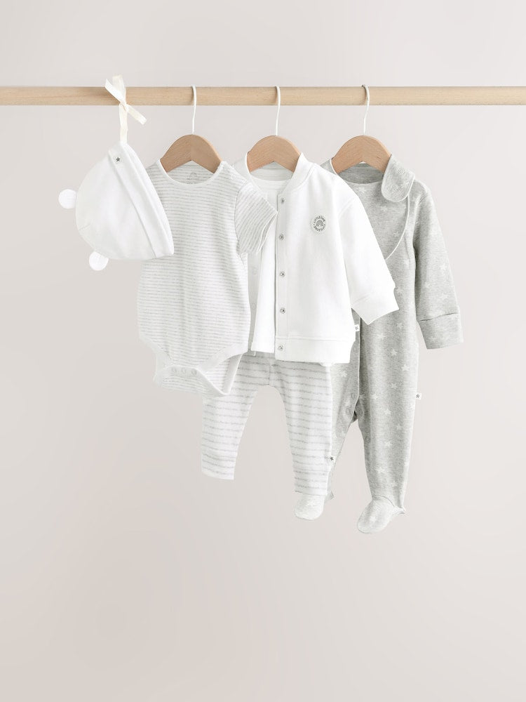 Grey Star Baby Bundle Gift Set 7 Piece (0-18mths) - Grey Star / 12-18 Months (80-86cm)