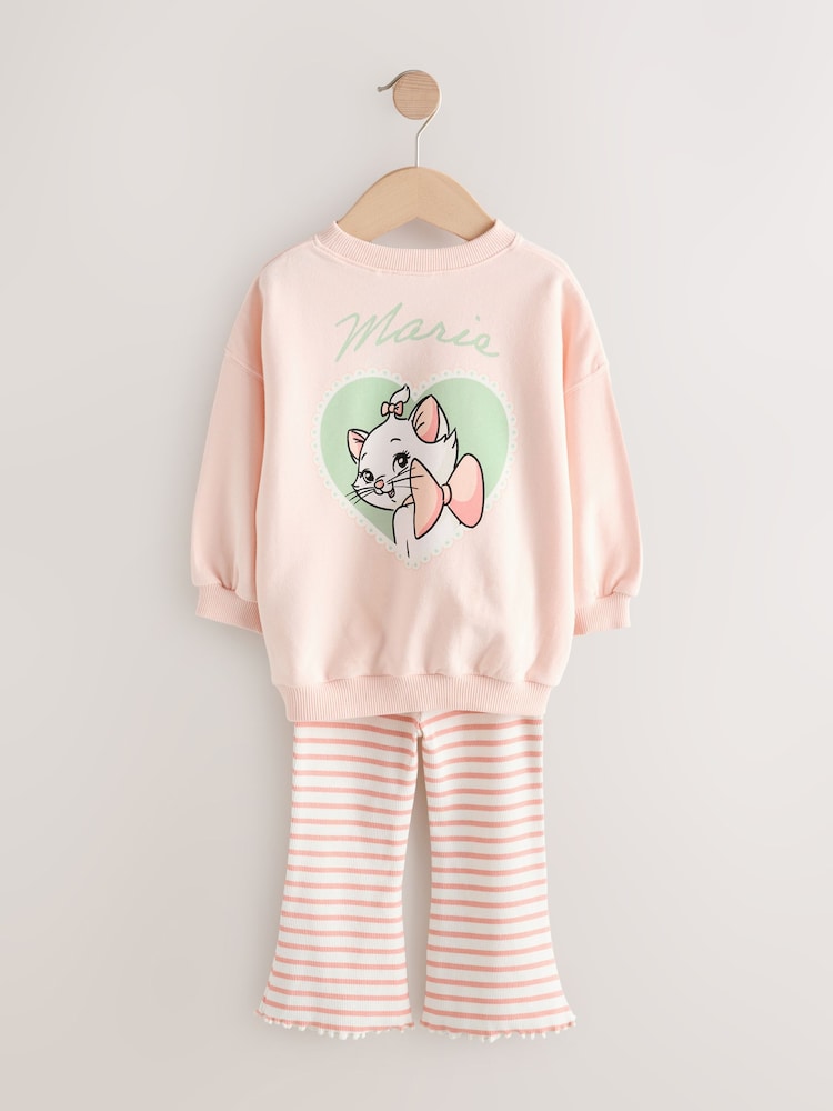 Pink Disney Aristocats Marie Long Sleeve Top and Leggings Set (3mths-7yrs)