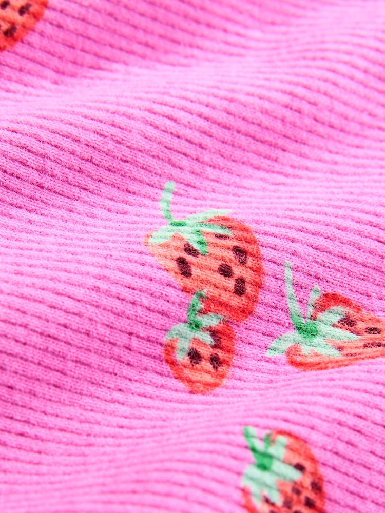 Pink Berry Ribbed Leggings 5 Pack (3mths-7yrs)