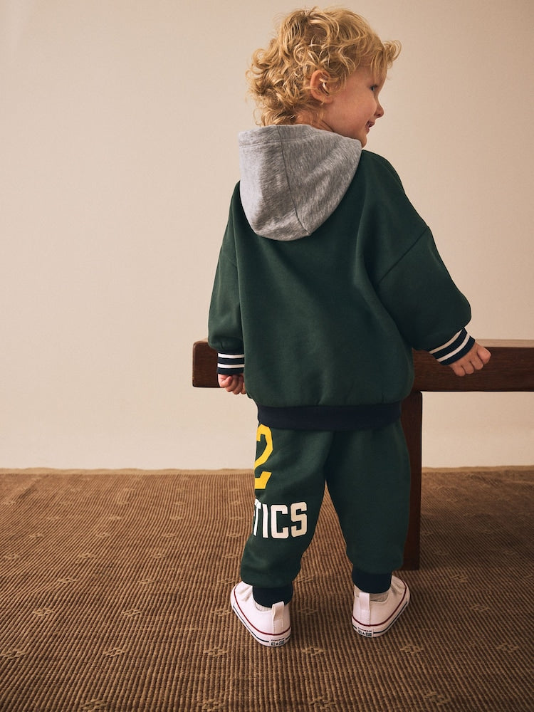 Green Hoodie and Joggers Set (3mths-7yrs)