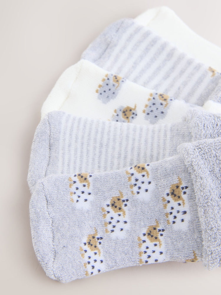 Grey Baby Socks 5 Pack