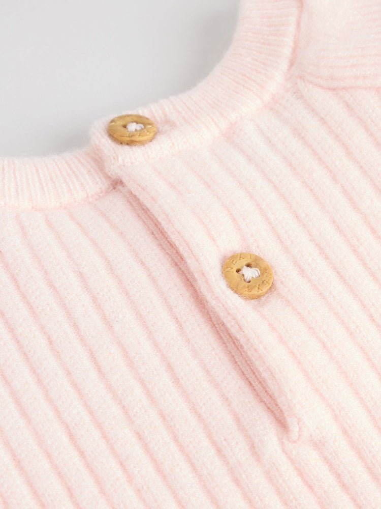 Light Pink Baby Knitted Jumper and Leggings Set 2 Piece (0mths-3yrs)
