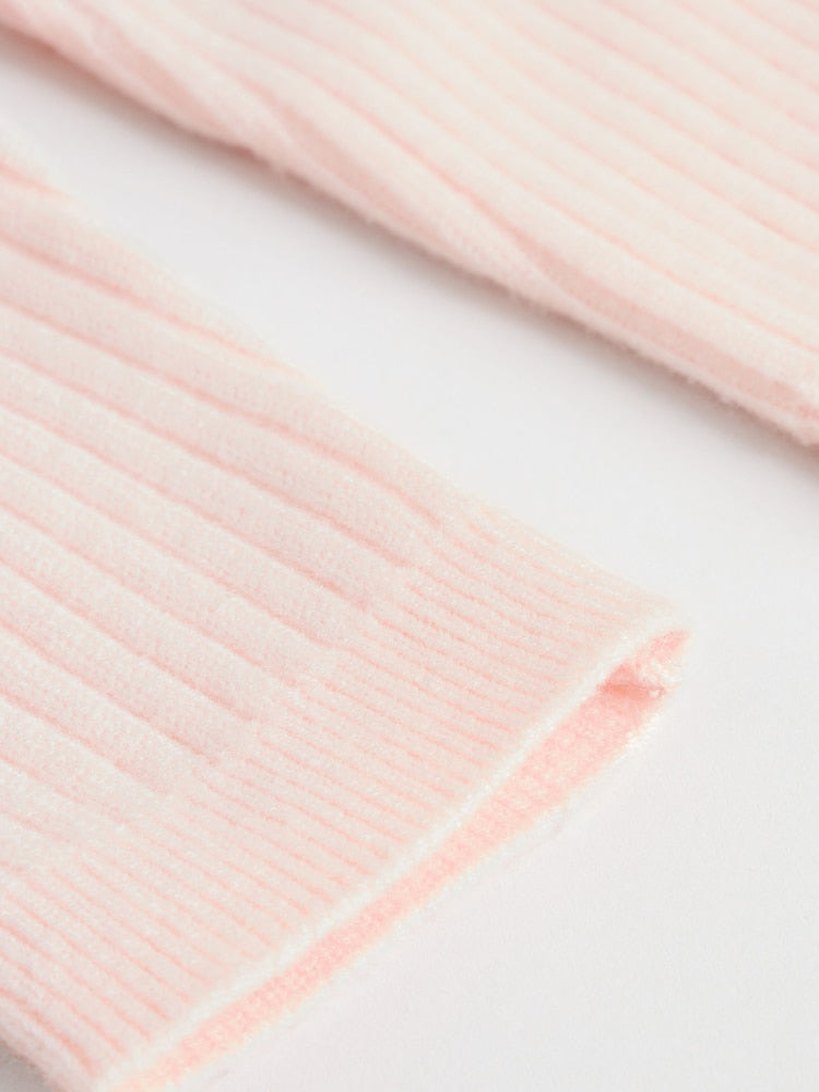 Light Pink Baby Knitted Jumper and Leggings Set 2 Piece (0mths-3yrs)