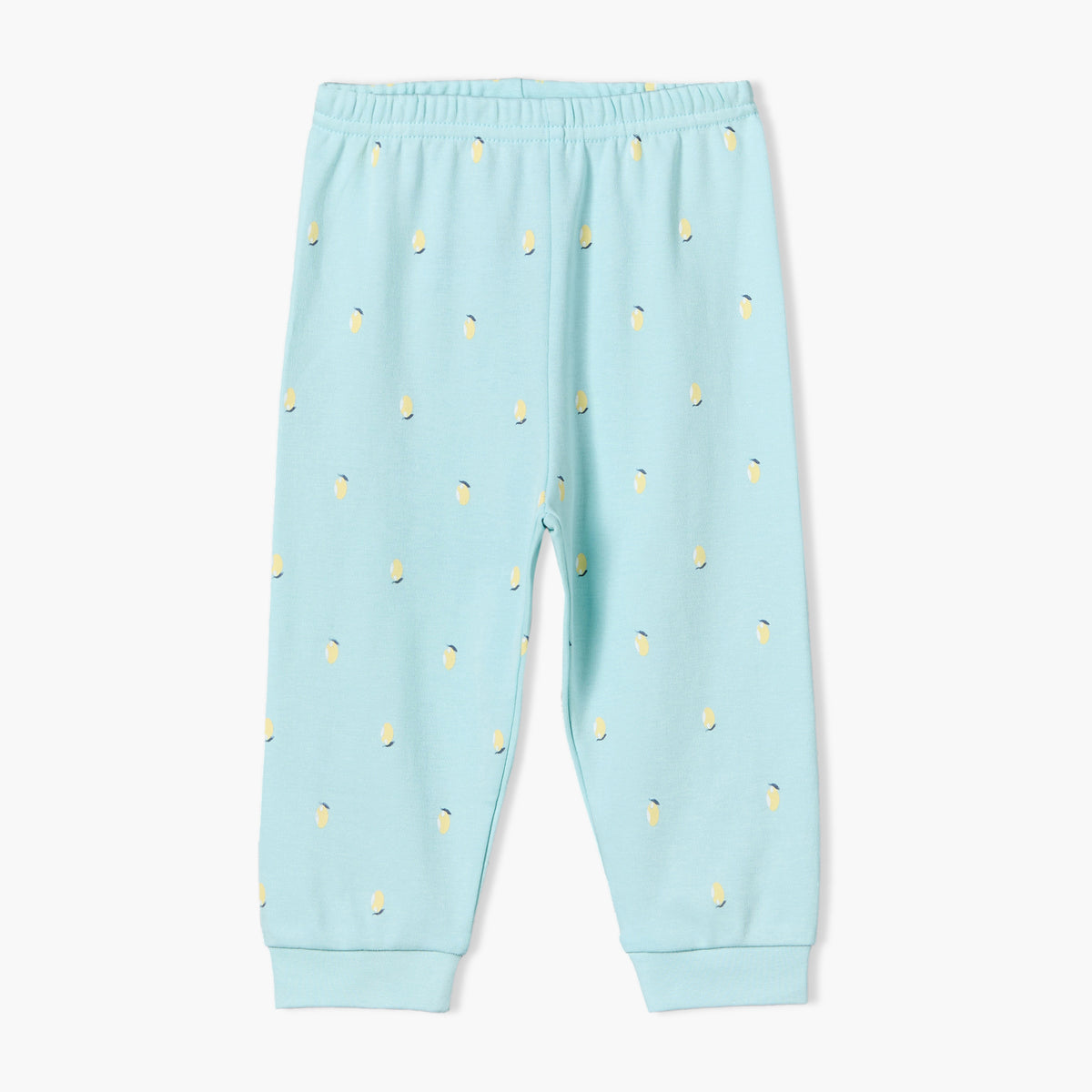 Pack of 2 Juniors Cotton Round Neck Long Sleeves Pyjama Set with Fruit Print
