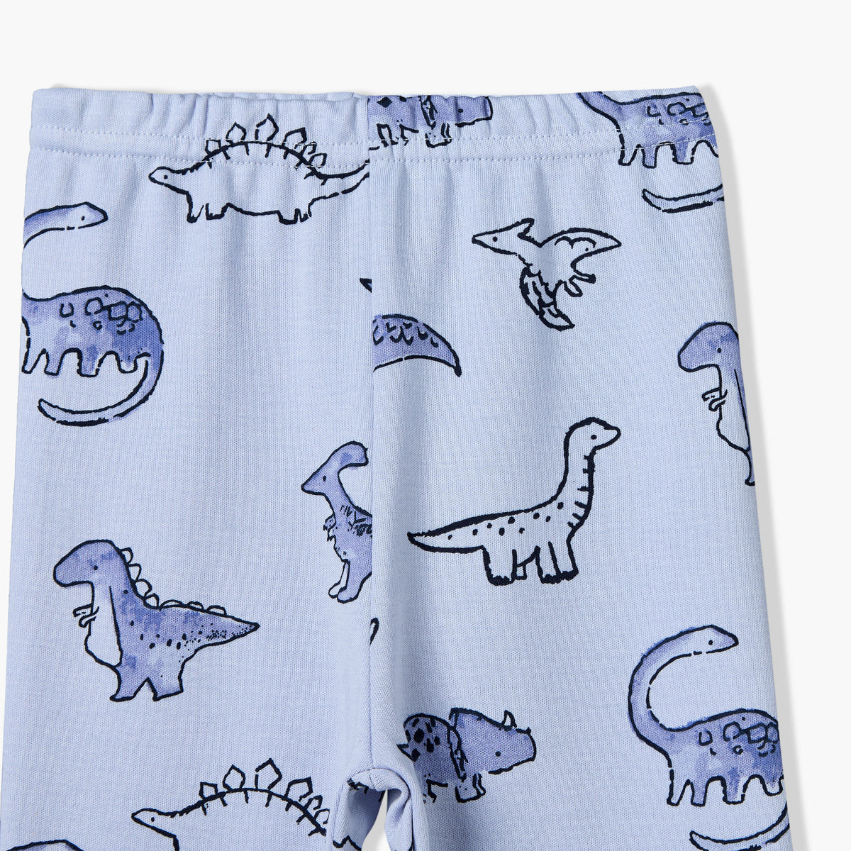 Pack of 3 Juniors Cotton Round Neck Long Sleeves Pyjama Set with Dinosaur Print