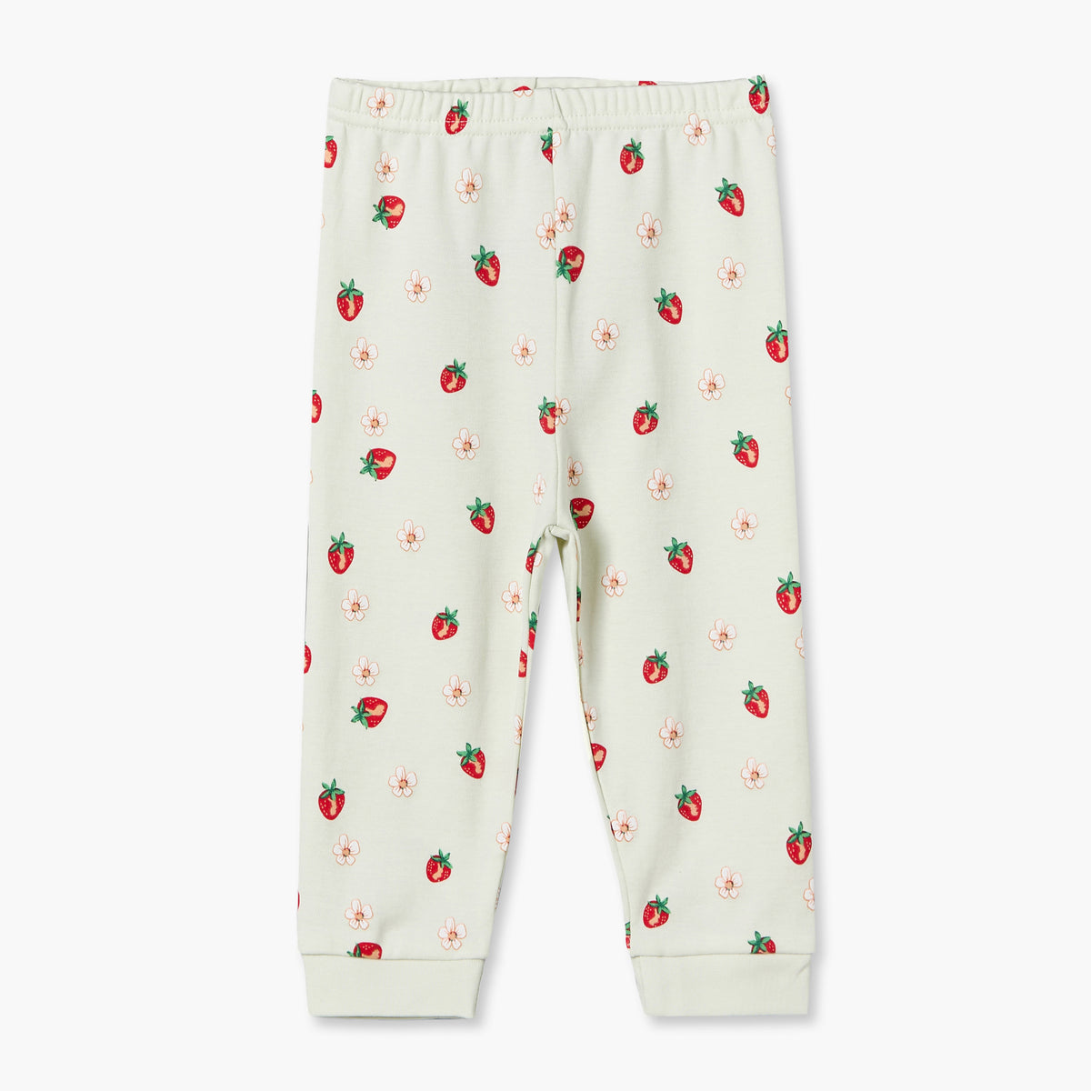 Pack of 3 Juniors Cotton Round Neck Long Sleeves Pyjama Set with Strawberry Print