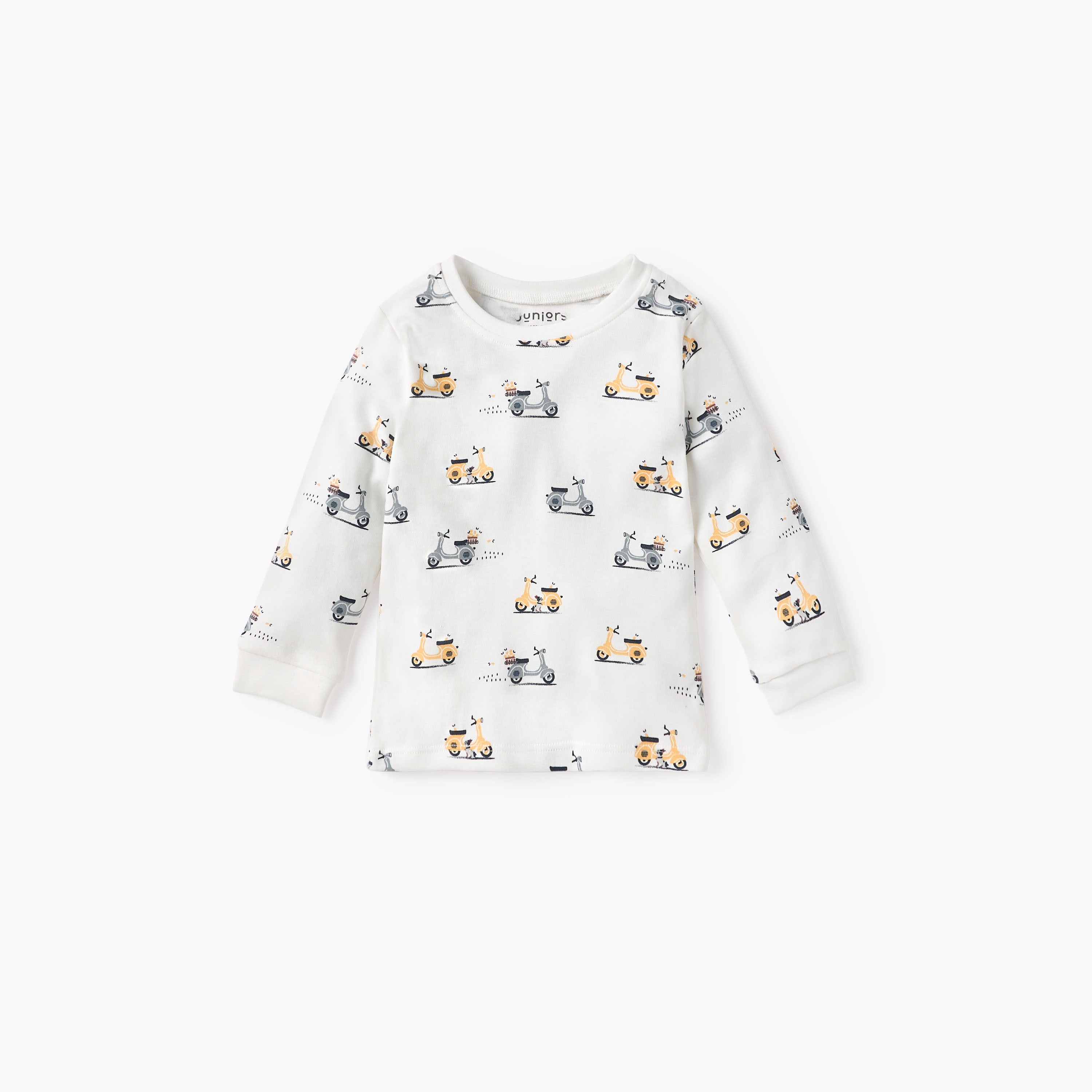Juniors Scooter Print T-shirt and Pyjama Set