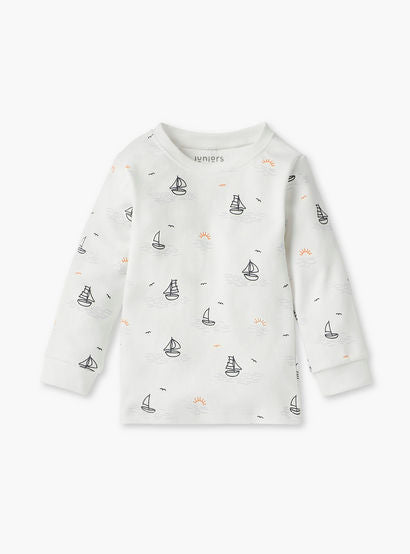 Juniors Nautical Print T-shirt and Pyjama Set-baby-boys-clothing-nightwear-pyjamasets-image-3
