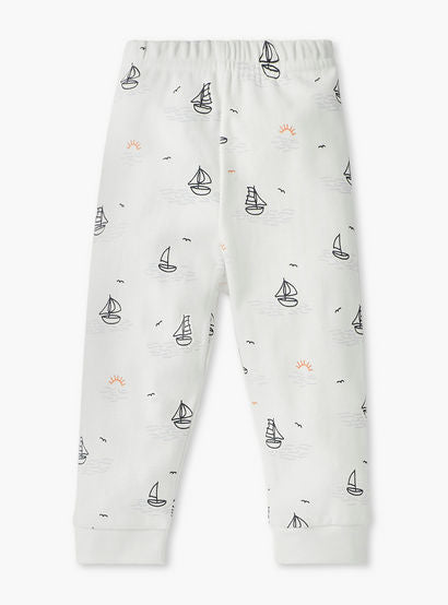 Juniors Nautical Print T-shirt and Pyjama Set-baby-boys-clothing-nightwear-pyjamasets-image-4