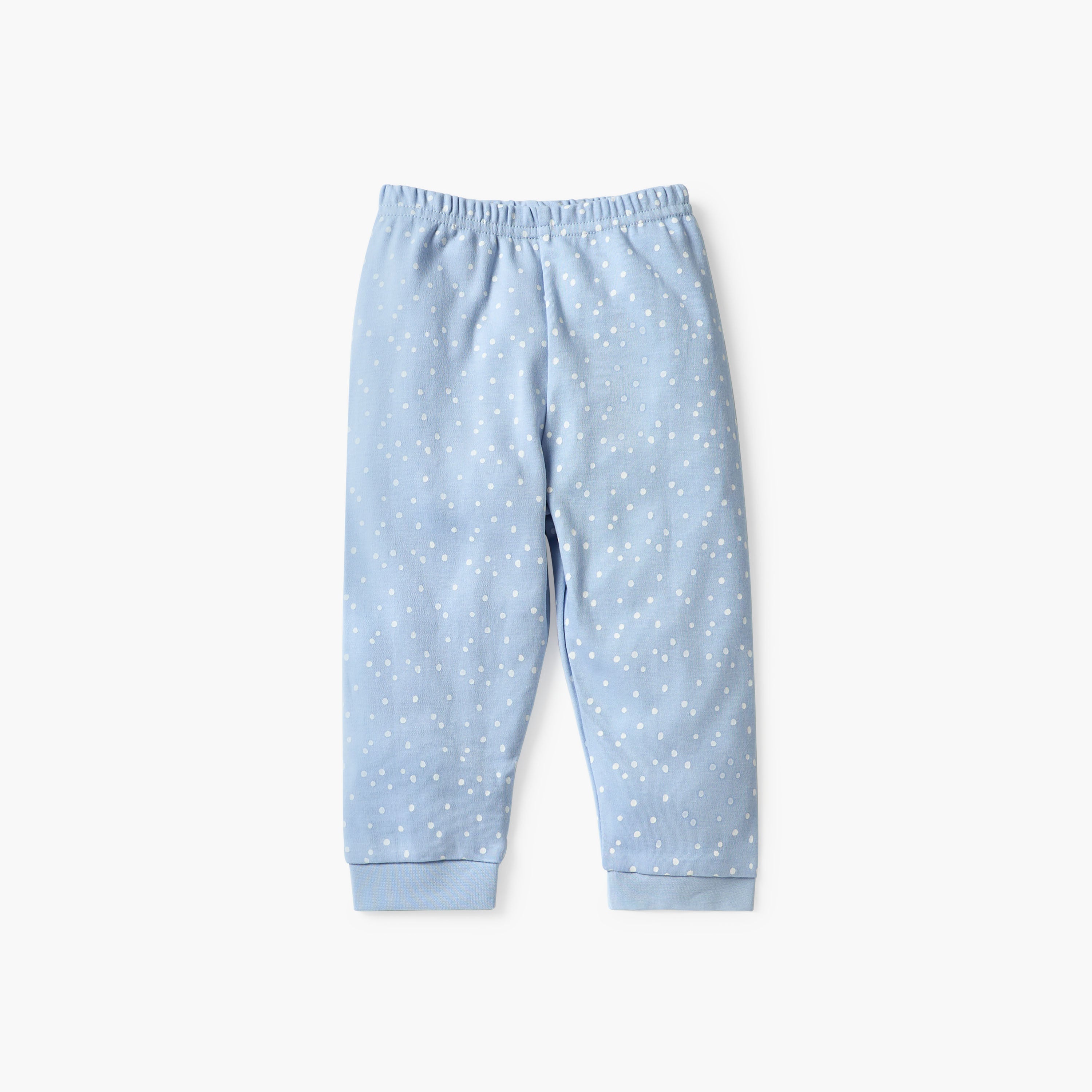 Juniors All-Over Polka Dot Print T-shirt and Pyjama Set