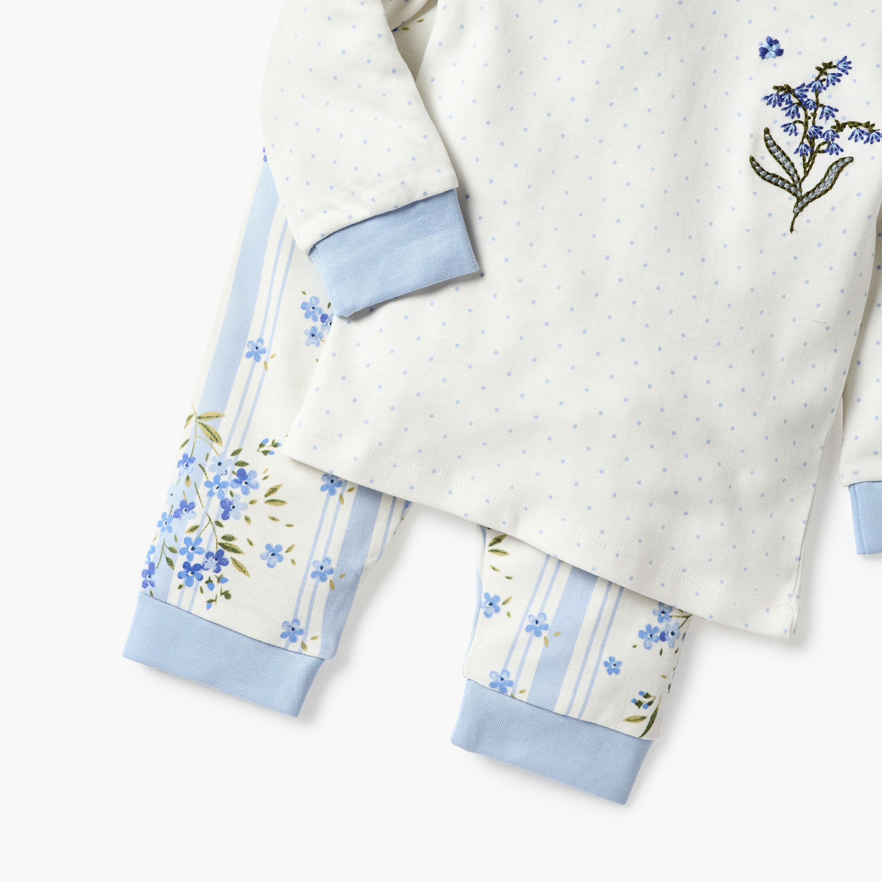 Juniors Floral Print T-shirt and Pyjama Set