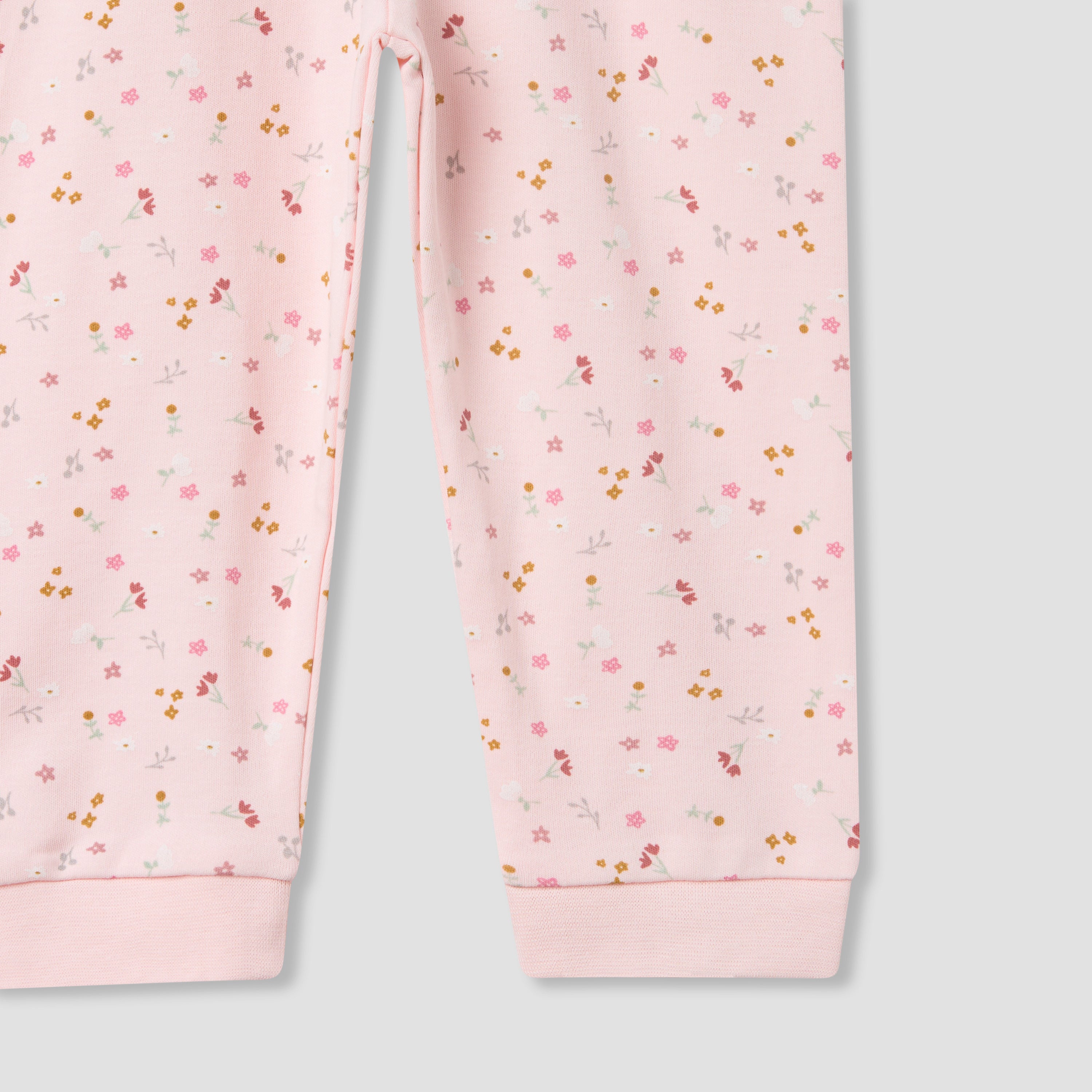 Juniors Floral Print Long Sleeve T-shirt and Pyjama Set