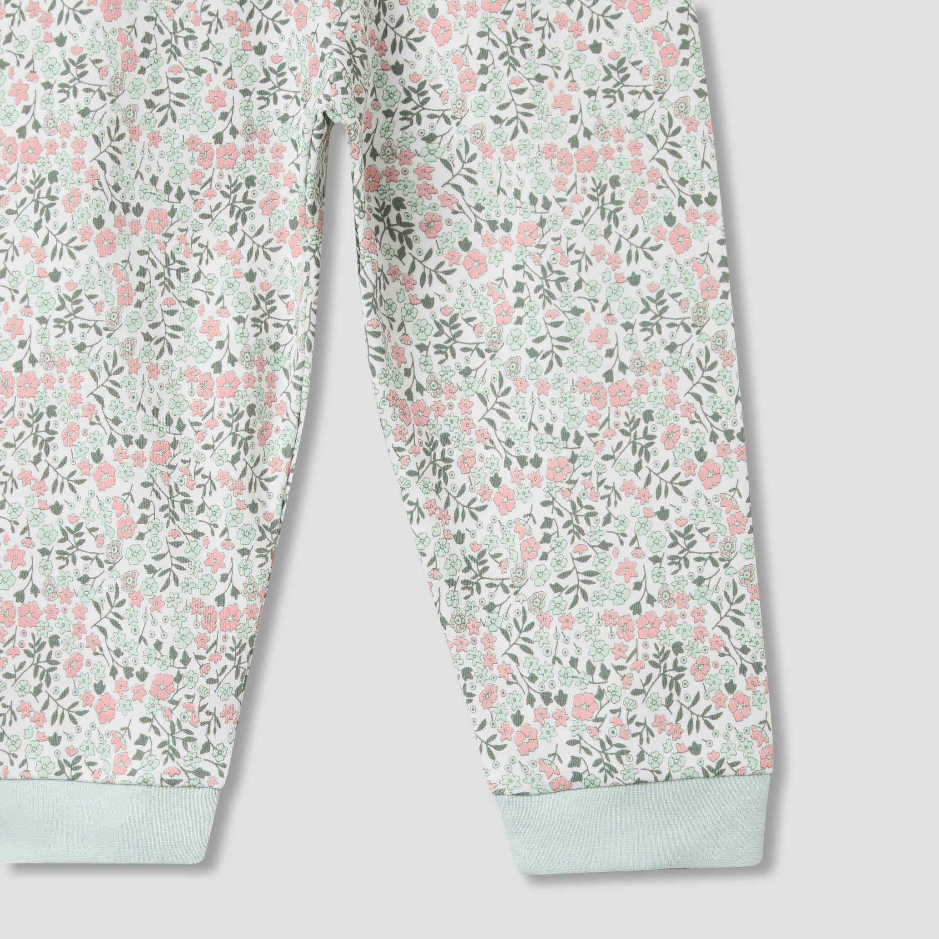 Juniors Pyjama Set with Print - Cotton - Long Sleeves - Round Neck