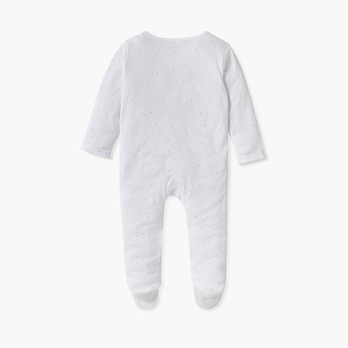 Juniors Embroidered Closed Feet Sleepsuit with Long Sleeves