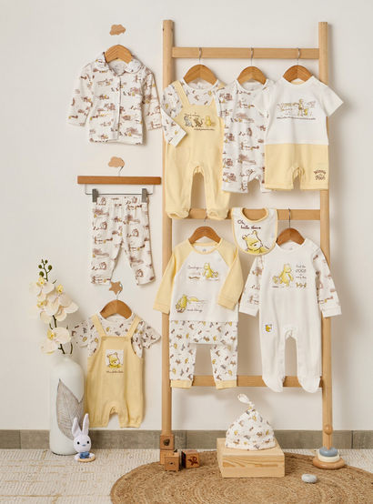 Disney Cotton Crew Neck Long Sleeves Sleepsuit with Winnie the Pooh and Friends Print-baby-boys-clothing-nightwear-sleepsuits-image-7