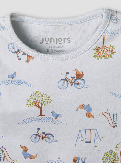 Juniors Cotton Long Sleeves Pyjama Set with Park Print-baby-boys-clothing-nightwear-pyjamasets-image-5