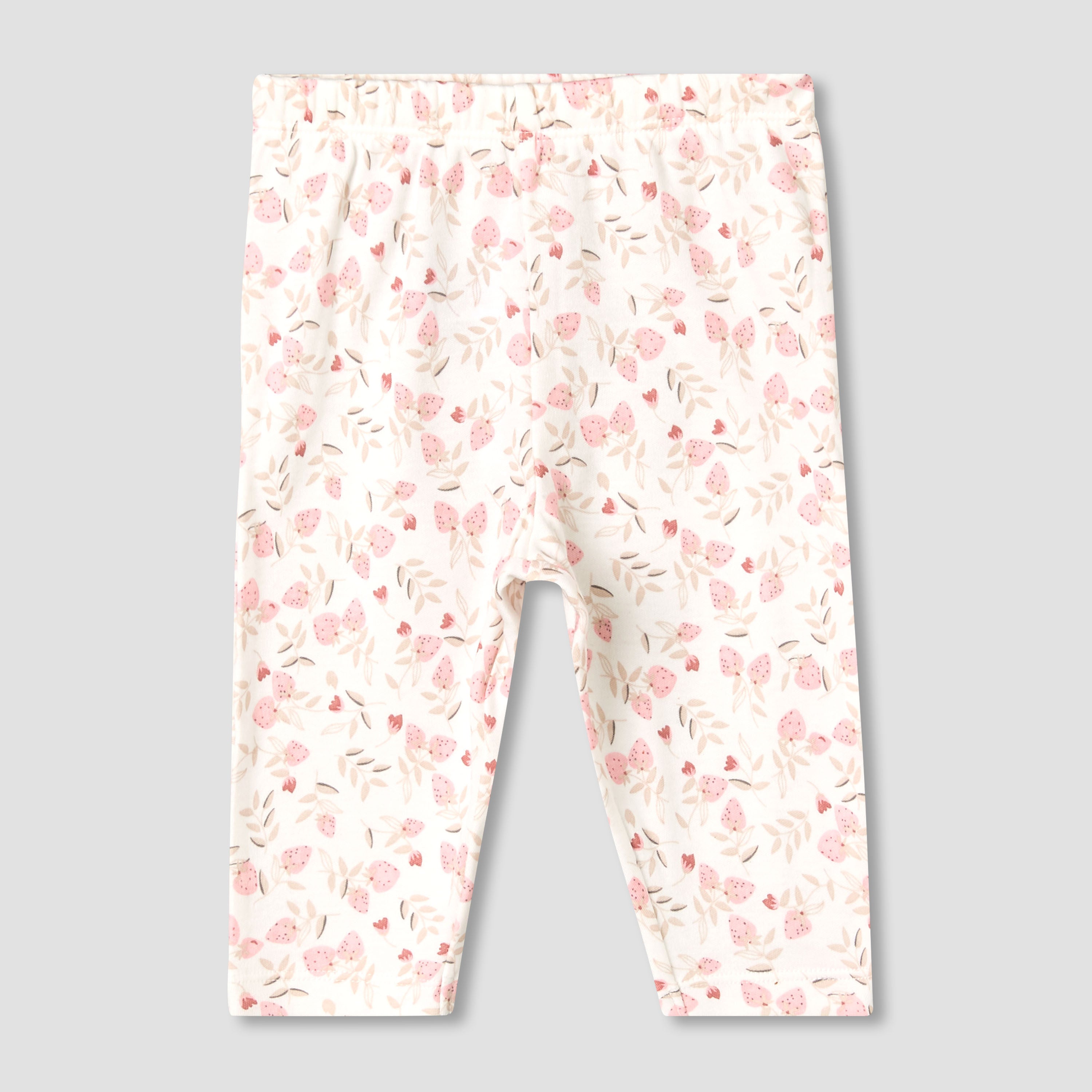 Juniors Cotton Long Sleeves Pyjama Set with Strawberry Print