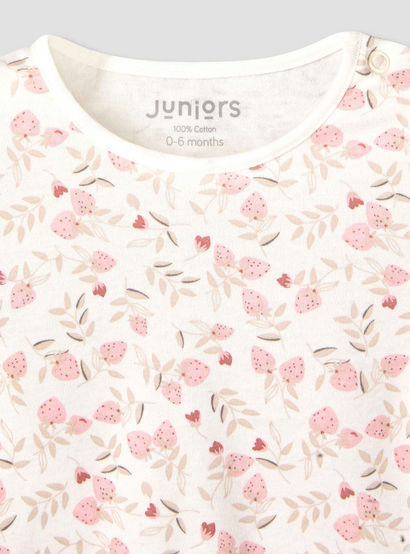 Juniors Cotton Long Sleeves Pyjama Set with Strawberry Print-baby-girls-clothing-nightwear-pyjamasets-image-5