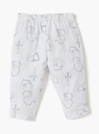 Juniors Elephant Print T-shirt and Pyjama Set-baby-boys-clothing-nightwear-pyjamasets-image-3