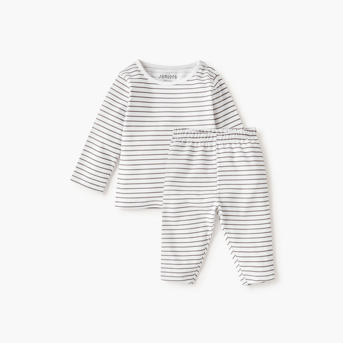 Juniors Striped T-shirt and Pyjama Set